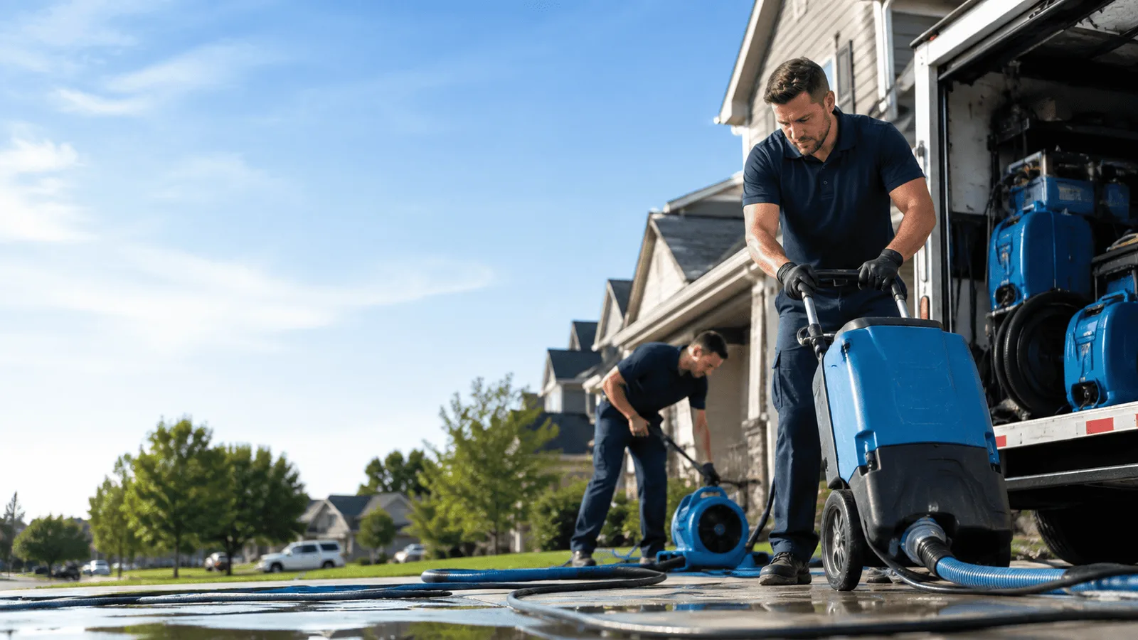 Dehumidification being performed in Shartlesville, PA